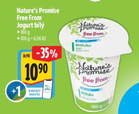 Nature’s Promise Free from Jogurt bílý