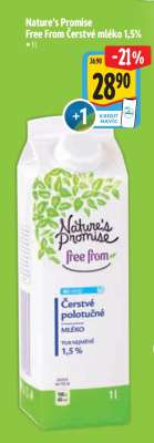 Nature's Promise Free From Čerstvé mléko 1,5%