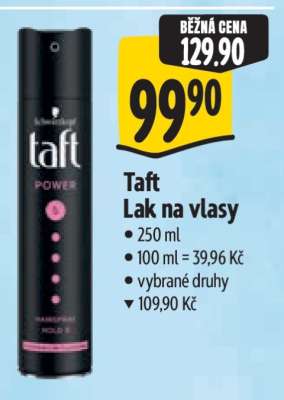 Taft lak na vlasy