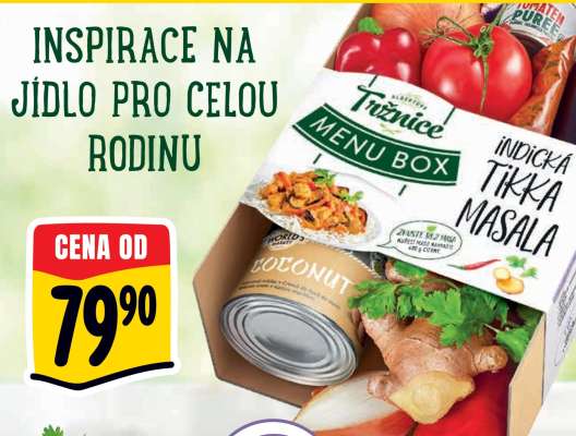Tržnice Menu Box Indická Tikka Masala