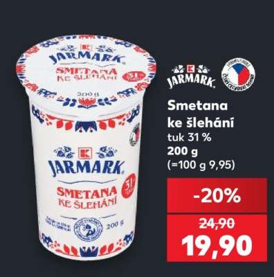 Smetana ke šlehání