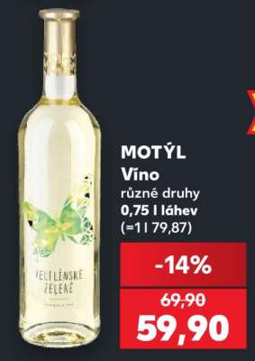 Motýl Víno