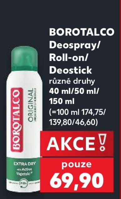 BOROTALCO Deospray/ Roll-on/Deostick