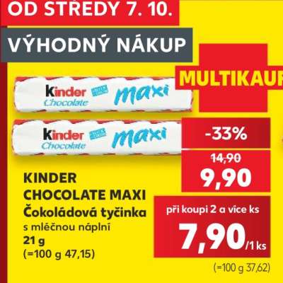 Kinder Chocolate Maxi