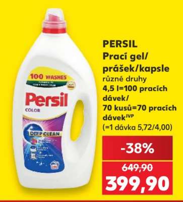 PERSIL Prací gel/prášek/ kapsle