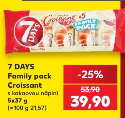 7 DAYS Family pack Croissant