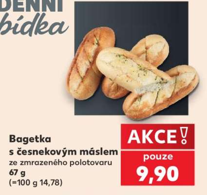 BAGETKA S ČESNEKOVÝM MÁSLEM