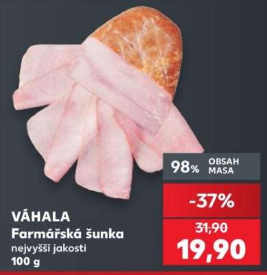 VÁHALA Farmářská šunka nejvyšší jakosti 100 g
