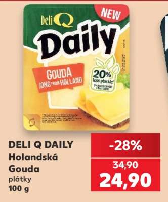 DELI Q DAILY Holandská Gouda