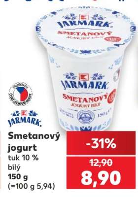 Smetanový jogurt