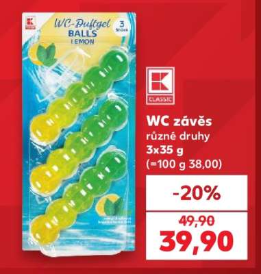 WC závěs