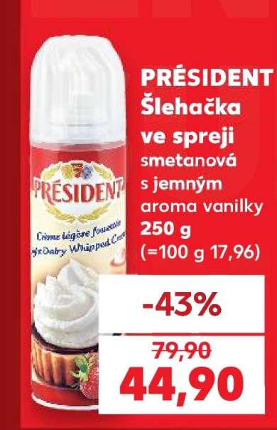 Président šlehačka ve spreji