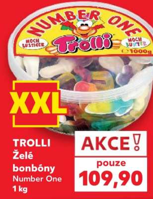 TROLLI Želé bonbóny Number One 1 kg