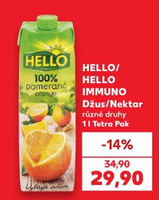 HELLO/HELLO IMMUNO Džus/Nektar