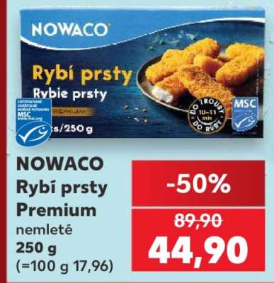 Nowaco rybí prsty Prémium