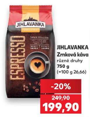 JIHLAVANKA Zrnková káva