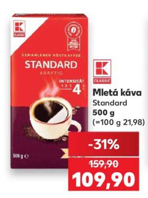 Mletá káva Standard