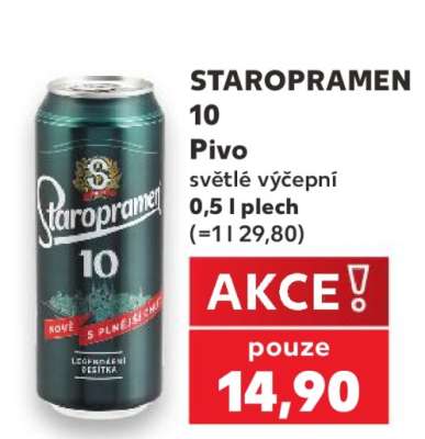 STAROPRAMEN 10 Pivo