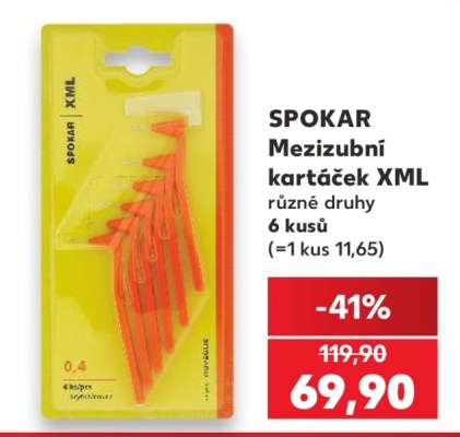 SPOKAR Mezizubní kartáček XML