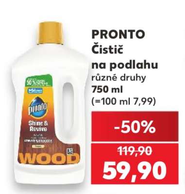 PRONTO Čistič na podlahu