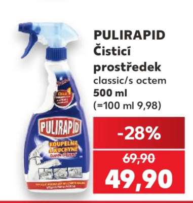 Pulirapid ČISTICÍ PROSTŘEDEK