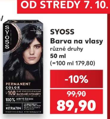 Syoss barva na vlasy