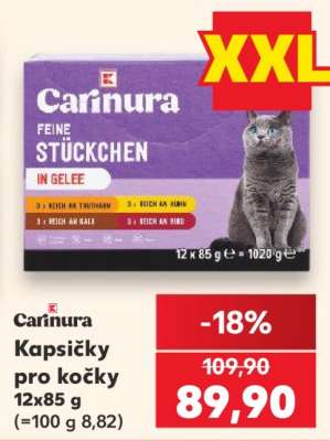 Carinura Kapsičky pro kočky
