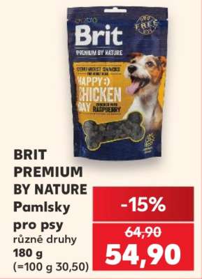 BRIT PREMIUM BY NATURE Pamlsky pro psy