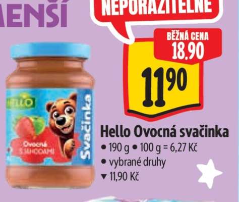 Hello Ovocná svačinka
