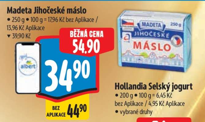 Madeta Jihočeské máslo