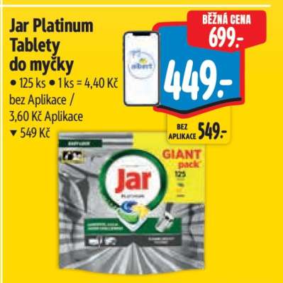 Jar Platinum tablety do myčky