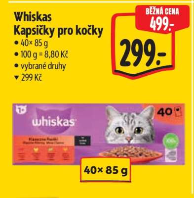 Whiskas kapsičky pro kočky