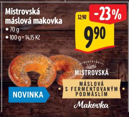 Mistrovská máslová makovka