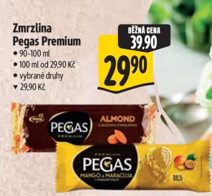 Zmrzlina Pegas premium