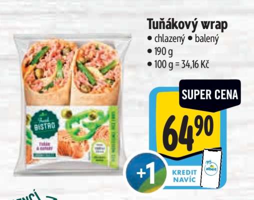 Tuňákový wrap