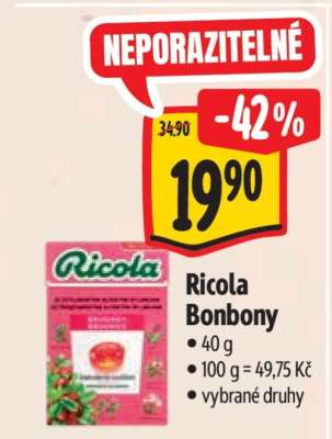 Ricola bonbóny