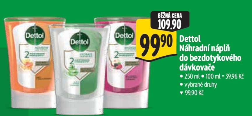 Dettol Náhradní náplň do bezdotykového dávkovače