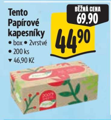 Tento papírové kapesníky