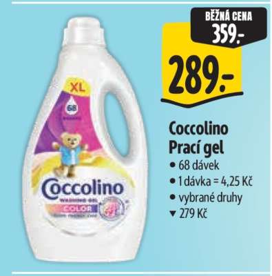 Coccolino prací gel
