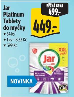 Jar Platinum tablety do myčky