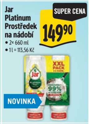 Jar Platinum Prostředek na nádobí