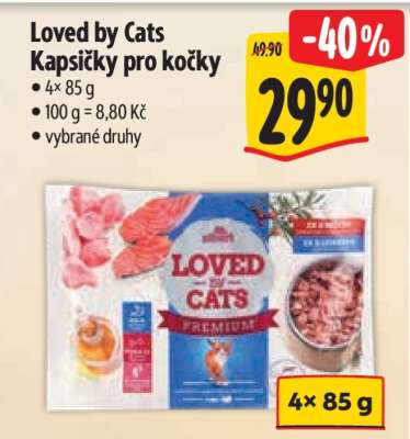 Loved By Cats Kapsičky pro kočky