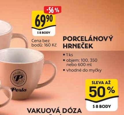 Porcelánový hrneček