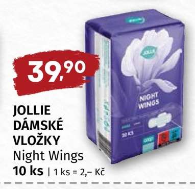 JOLLIE DÁMSKÉ VLOŽKY Night Wings