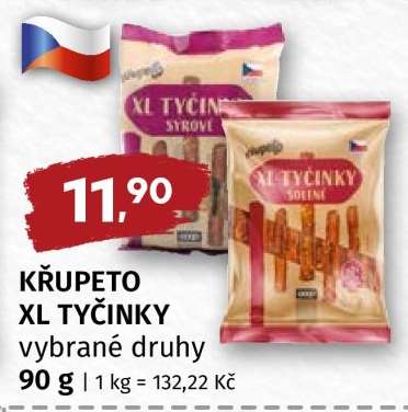 KŘUPETO XL TYČINKY