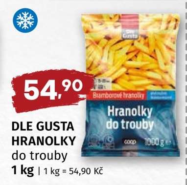 DLE GUSTA HRANOLKY DO TROUBY