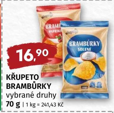 Křupeto brambůrky