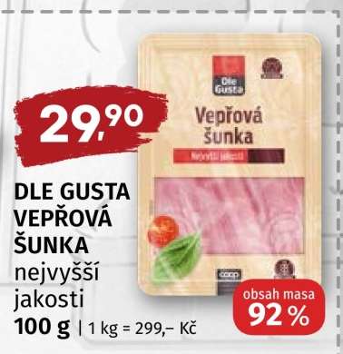 Dle Gusta Vepřová šunka
