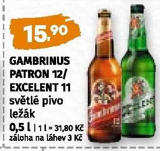 GAMBRINUS PATRON 12 EXCELENT 11