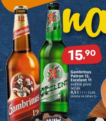 GAMBRINUS PATRON 12 EXCELENT 11